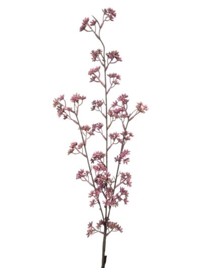 PIĘKNOTKA SKIMIA GAŁĄZKA 95CM DARK PINK