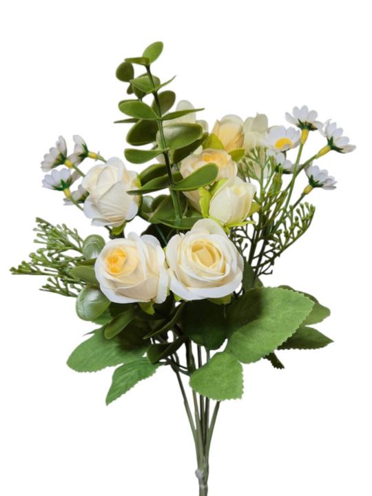 RÓŻA MIX BUKIET 31CM LT YELLOW