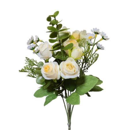 RÓŻA MIX BUKIET 31CM LT YELLOW