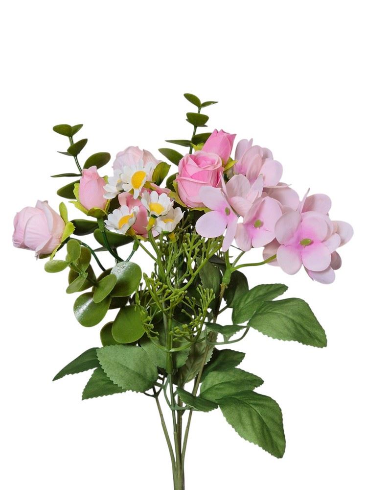 RÓŻA MIX BUKIET 31CM PINK