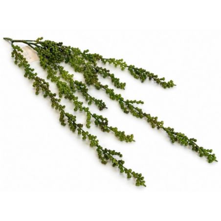 SENECIO SZNUR PEREŁ STARZEC GUMOWY 67CM GRN PINK