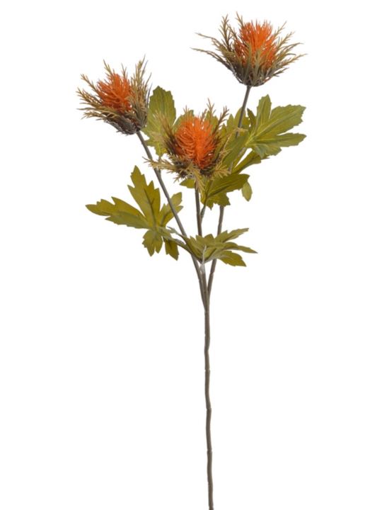 MIKOŁAJEK 3 KWIATY GAŁ. 67CM AUTUMN ORANGE