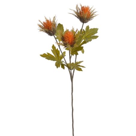 MIKOŁAJEK 3 KWIATY GAŁ. 67CM AUTUMN ORANGE