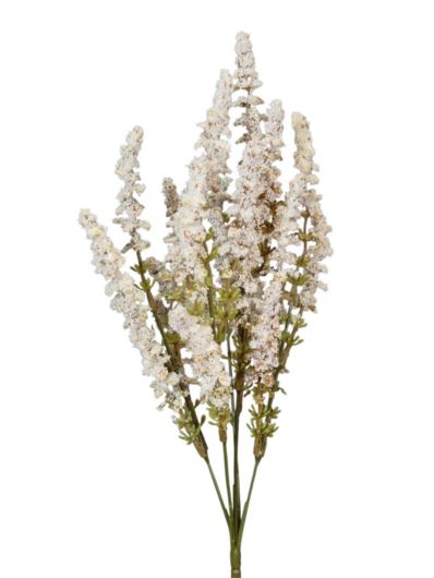 WRZOSIEC SZTUCZNY BUKIET 37CM GSCXM138 OLD WHITE