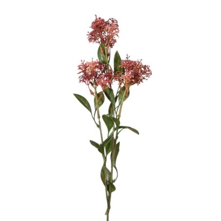 SKIMIA SZTUCZNA GAŁĄZKA 62CM MAUVE