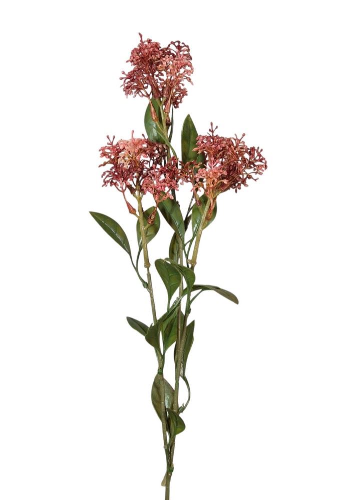 SKIMIA SZTUCZNA GAŁĄZKA 62CM MAUVE
