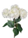 HORTENSJA BUKIET 5-KWIATOWY 40CM WHITE