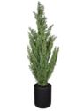 CYPRYS SZTUCZNA GUMOWA ROŚLINA 78CM GREEN