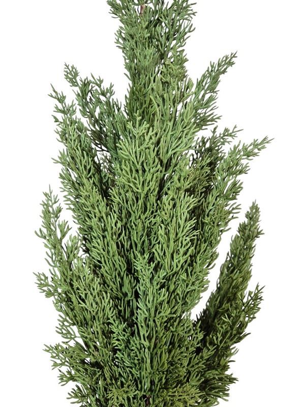 CYPRYS SZTUCZNA GUMOWA ROŚLINA 78CM GREEN