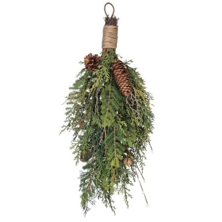 SZTUCZNY PĘK ŚWIĄTECZNY TUI I ŚWIERKU 62CM GREEN
