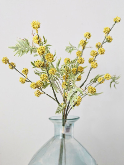 POLNY BUKIET Z OSTAMI CER90-21007 69CM YELLOW