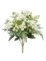 HORTENSJA GUMA OSET BUKIET 40CM WHITE
