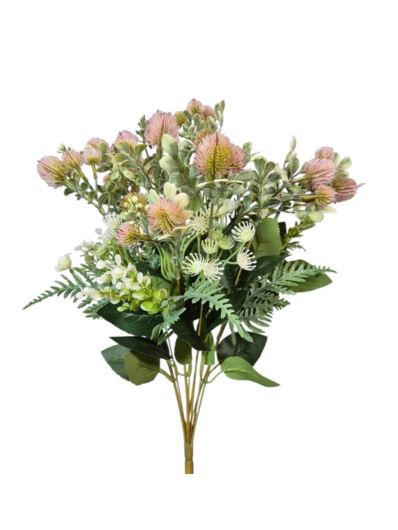 OST- MIKOŁAJEK BUKIET Z DOD. FJ070 50CM PINK GREEN