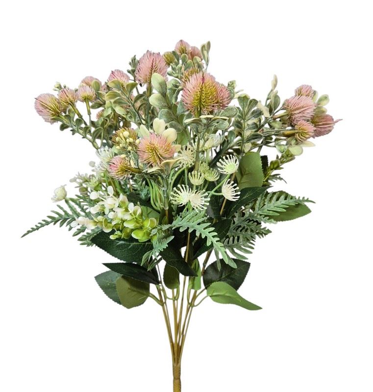 OST- MIKOŁAJEK BUKIET Z DOD. FJ070 50CM PINK GREEN