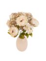 PEONIA Z DODATKAMI BUKIET 50CM OLD CREAM