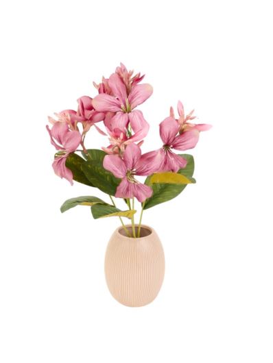 POWOJNIK BUKIET 5 KWIATÓW 54CM OLD PINK