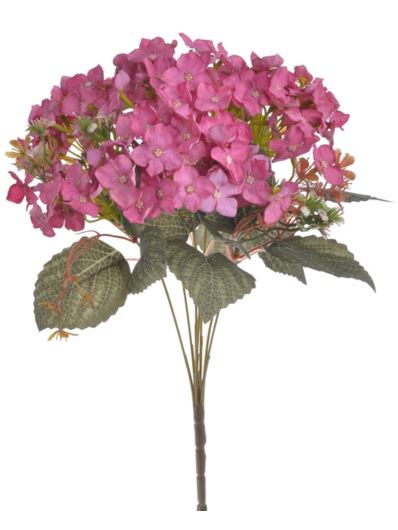 HORTENSJA DROBNA BUKIET 7 GAŁĄZEK 42CM DK MAUVE