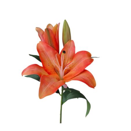 LILIA GAŁĄZKA 89CM REAL TOUCH ORANGE