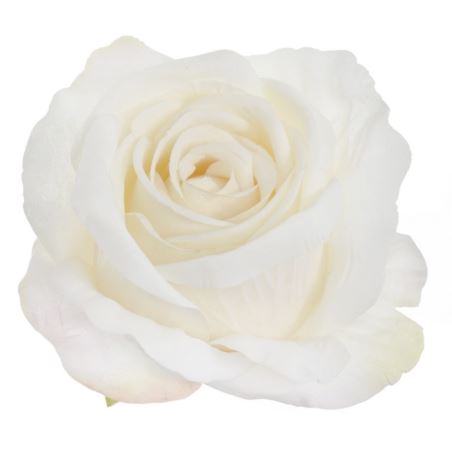 RÓŻA ROZWINIĘTA GŁOWA VITAGE 10CM TAJ1023 VANILLA