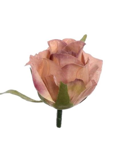 RÓŻA GŁÓWKA PĄK 4,5CM TAJ1031 DIRTY MAUVE