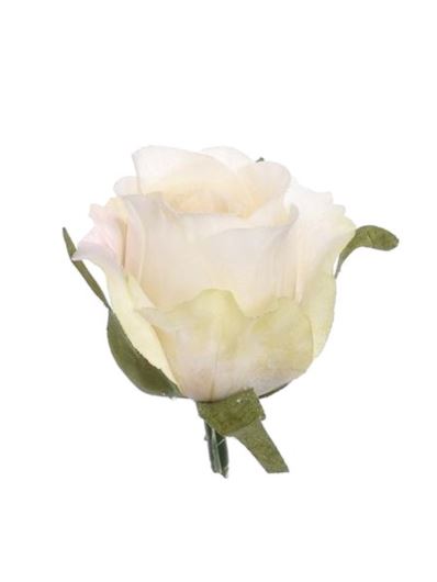 RÓŻA GŁÓWKA PĄK 4,5CM TAJ1031 CREAM