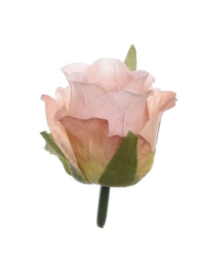 RÓŻA GŁÓWKA PĄK 4,5CM TAJ1031 CREAM PEACH