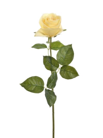 RÓŻA NA ŁODYDZE 68CM TAJ1029 RT YELLOW
