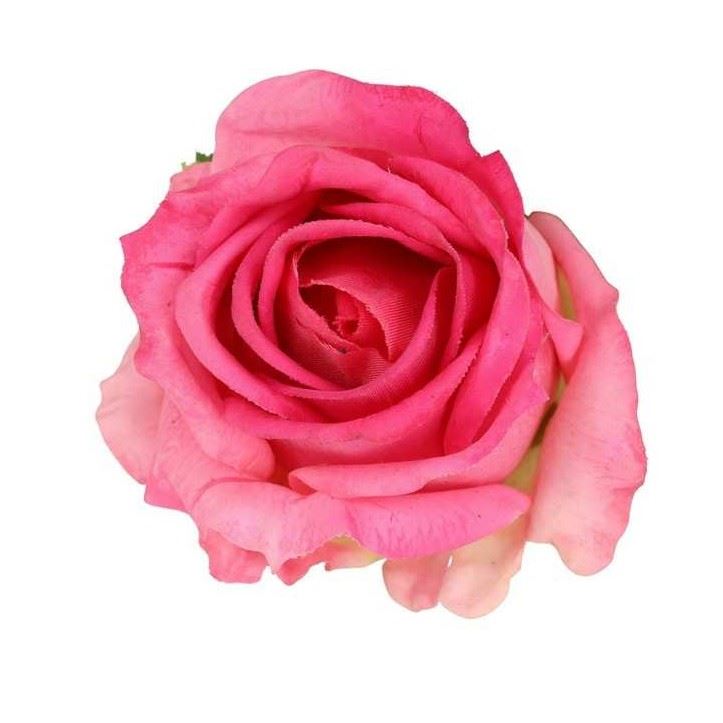 RÓŻA GŁÓWKA PĄK 7CM NATURAL TOUCH BEAUTY PINK