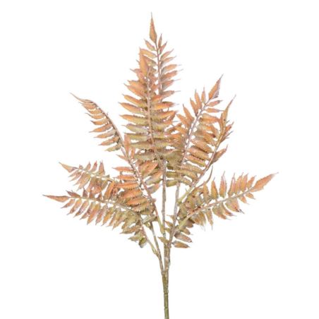 PAPROĆ GAŁĄZKA 50CM ORANGE GREEN