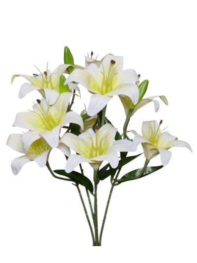 LILIA BUKIET 50CM LT GREEN WHITE