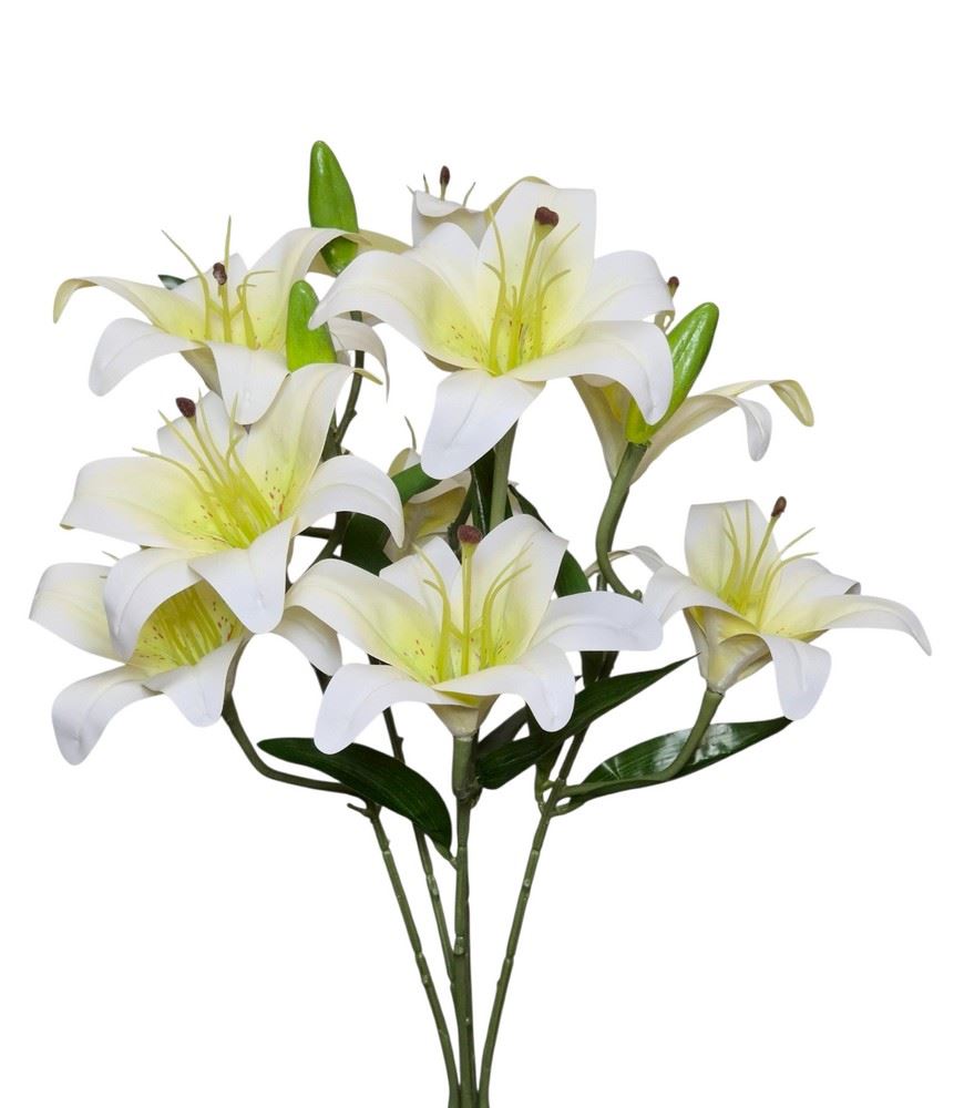 LILIA BUKIET 50CM LT GREEN WHITE