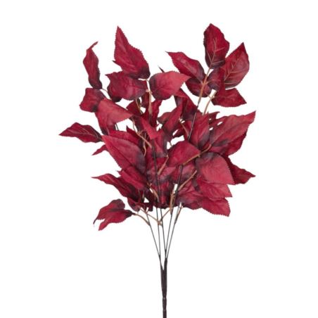 LIŚCIE JESIENNY BUKIET 55CM BURGUNDY