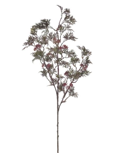 GAŁĄZKA DEKORACYJNA 105CM PUK1040 GREEN BURGUND