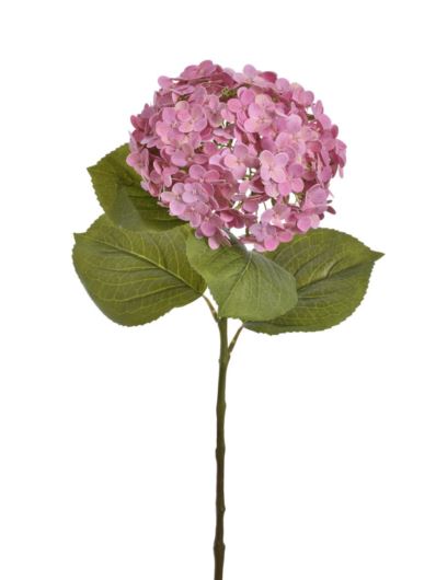 HORTENSJA GAŁ 82CM RUN2001 REAL TOUCH DR PINK