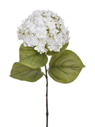 HORTENSJA GAŁ 82CM RUN2001 REAL TOUCH WHITE