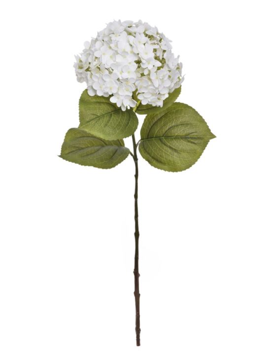 HORTENSJA GAŁ 82CM RUN2001 REAL TOUCH WHITE