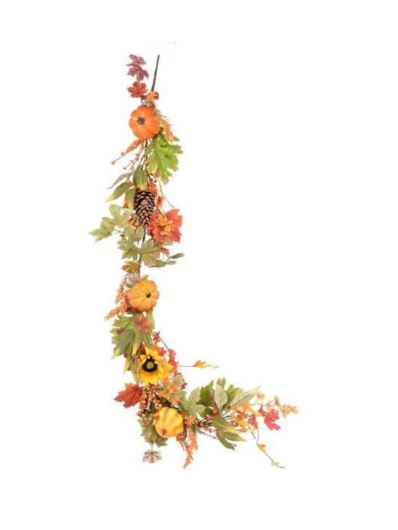 GIRLANDA JESIENNA Z DYNIAMI 155CM AUTUMN ORANGE