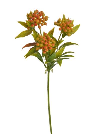 BORWINA GAŁĄZKA Z OWOCAMI 40CM ORANGE GREEN