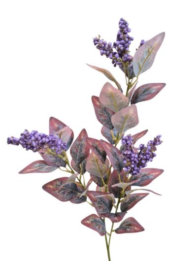 GAŁĄZKA LIŚCIASTA Z DODATKAMI 72CM CV42465 VIOLET