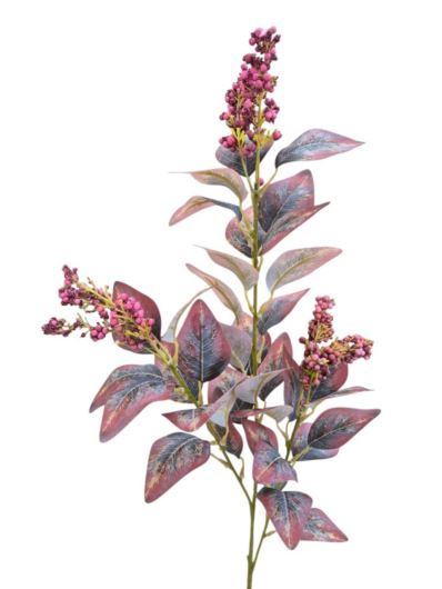 GAŁĄZKA LIŚCIASTA Z DODATKAMI 72CM CV42465 MAUVE