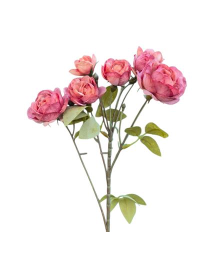 RÓŻA DROBNA - GAŁĄZKA 50CM CV42060 OLD MAUVE PINK