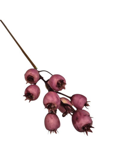 DZIKA RÓŻA GAŁ OWOCE 35CM CV42265 MAUVE VIOLET