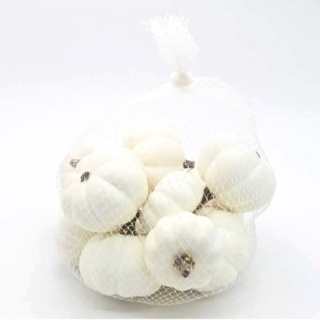 DYNIE BIAŁE W WORKU 12SZT. CREAM WHITE