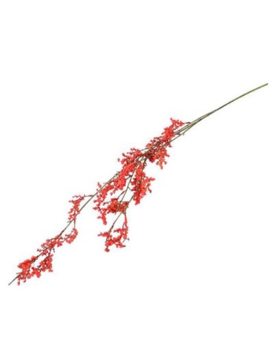 IRGA DROBNE OWOCKI GAŁĄZKA ZWIS 99CM ORANGE RED