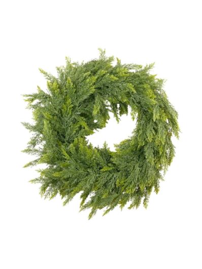 WIANEK ŚWIĄTECZNY DEKORACJA TUJA 50CM GREEN