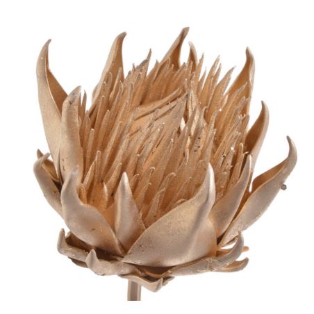 PROTEA POJEDYNCZA 55CM CHAMPAGNE GLITTER