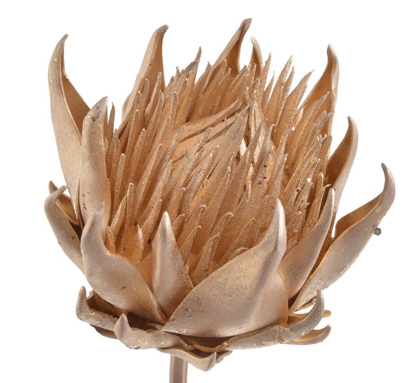 PROTEA POJEDYNCZA 55CM CHAMPAGNE GLITTER