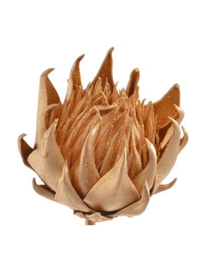PROTEA POJEDYNCZA 55CM GOLD GLITTER
