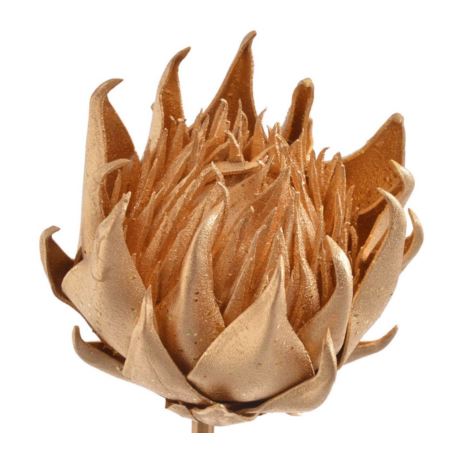 PROTEA POJEDYNCZA 55CM GOLD GLITTER