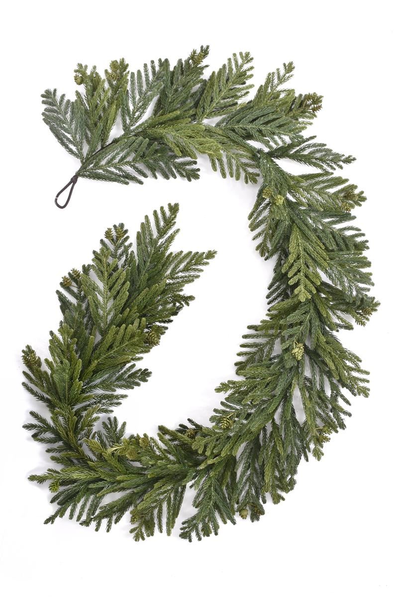 GIRLANDA ŚWIĄTECZA- NORFOLK 180CM XYD124 GREEN